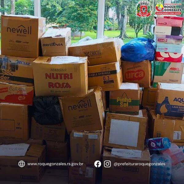 <p>ROQUE GONZALES ENVIA DONATIVOS ARRECADADOS PARA V&Iacute;TIMAS DAS ENCHENTES NO RIO GRANDE DO SUL</p>