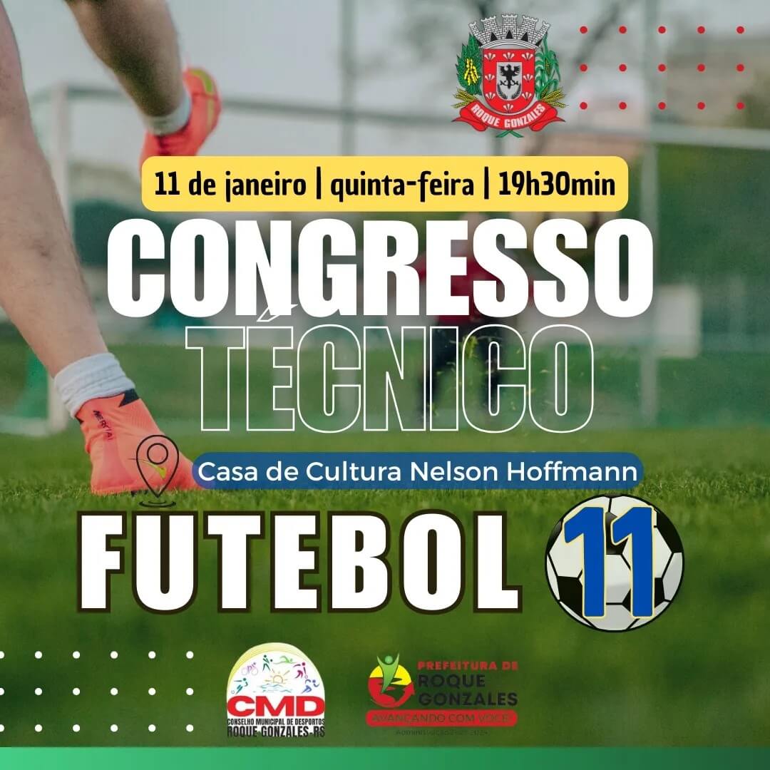 CONVITE PARA CONGRESSO TÉCNICO DE FUTEBOL 11