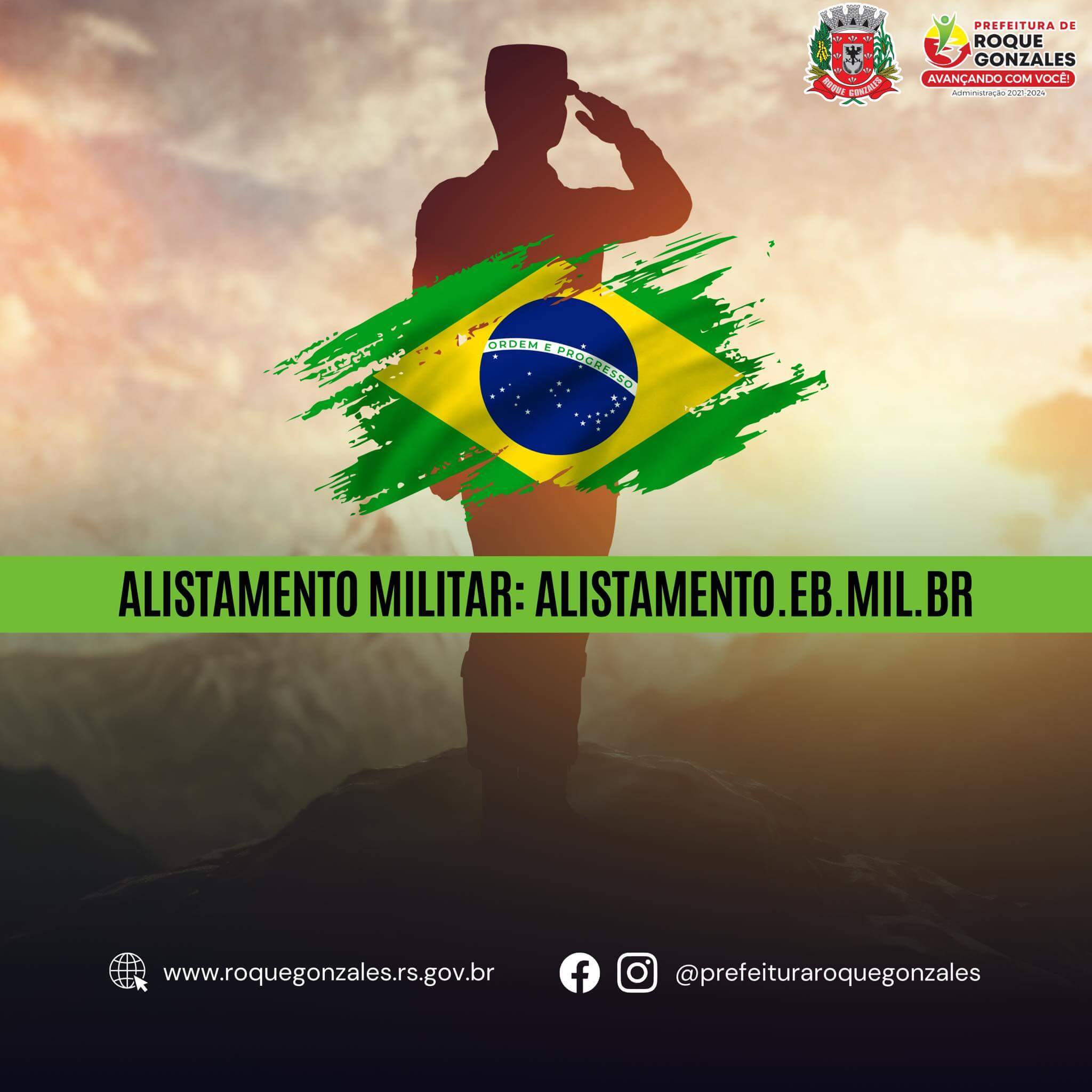 <p>ALISTAMENTO MILITAR PARA JOVENS DE ROQUE GONZALES EM ANDAMENTO PARA O EXERC&Iacute;CIO DE 2024</p>