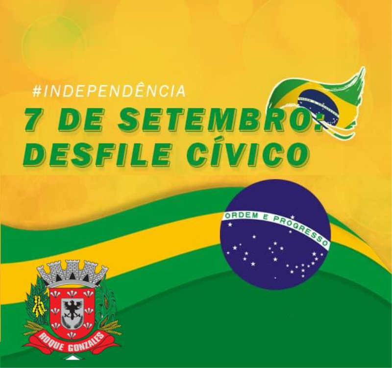 DESFILE CÍVICO SERÁ NESTE SÁBADO 07 DE SETEMBRO