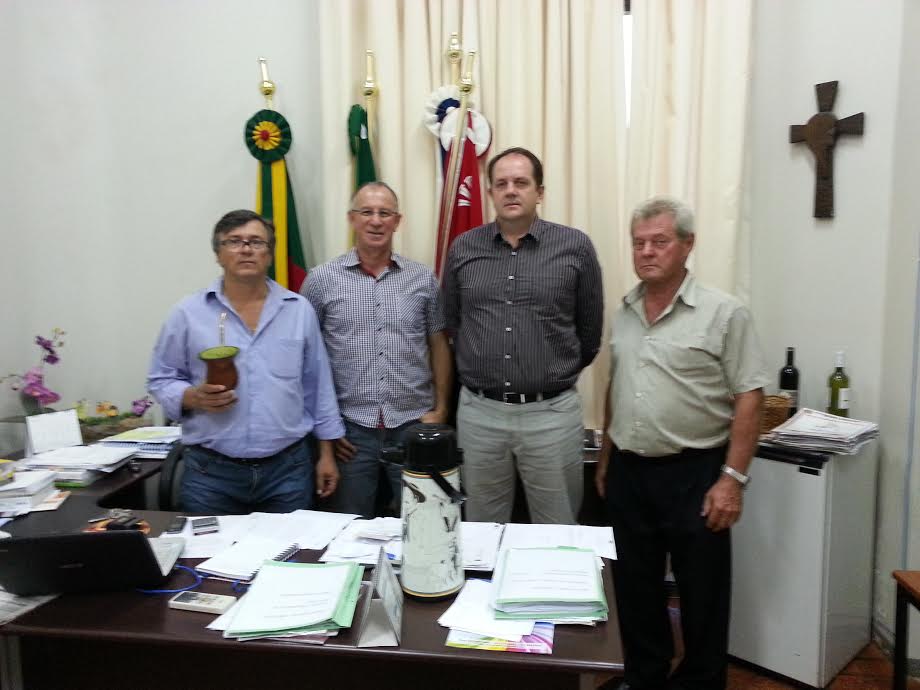 NOVOS GERENCIADORES DA EMATER VISITAM EXECUTIVO MUNICIPAL..