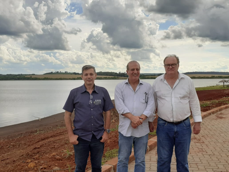 MINISTRO DO TRIBUNAL DE CONTAS DA UNIÃO VISITA ROQUE GONZALES