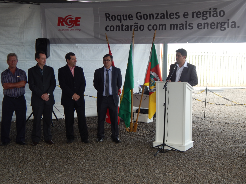 RGE inaugura subestação em Roque Gonzales