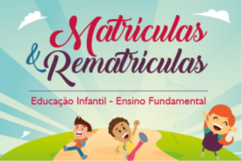 Matrículas e Rematrículas nas escolas da Rede Municipal iniciam na próxima segunda-feira