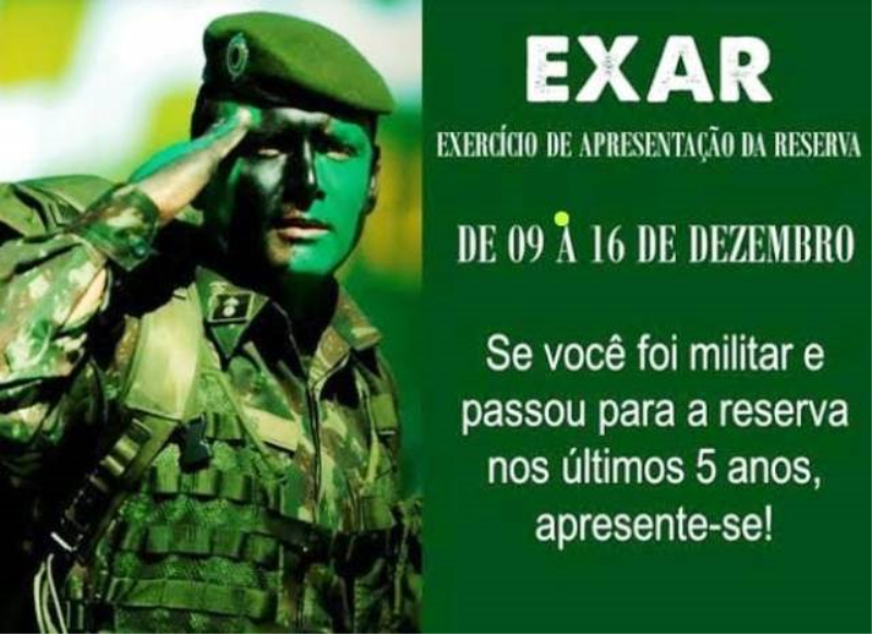 EXERCÍCIO DE APRESENTAÇÃO DA RESERVA