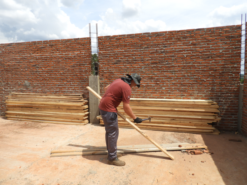 RETOMADA A OBRA DA AMPLIAÇÃO DAS SALAS DE AULA