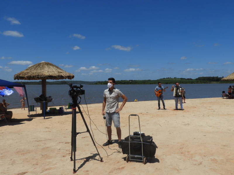 RBS TV aceita convite e divulga a Prainha Missioneira