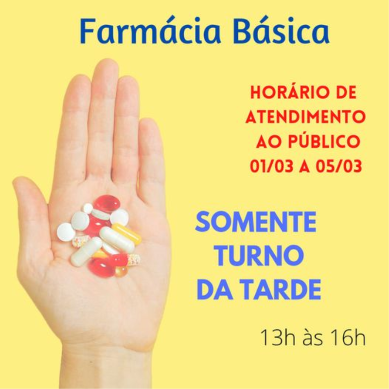 COMUNICADO DA FARMÁCIA BÁSICA