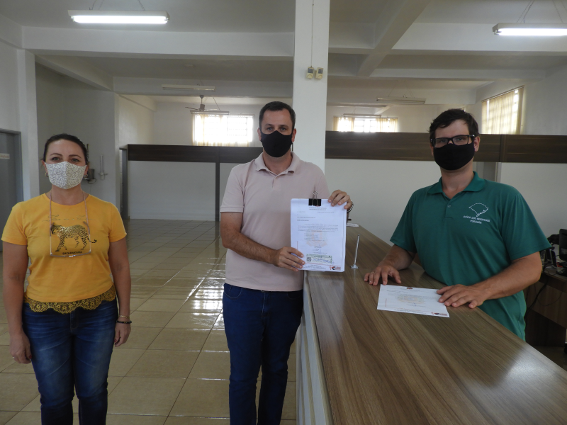 Protocolado no Cartório pedido de registro de loteamento do Distrito Industrial