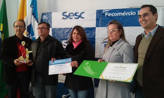 MUNICIPIO RECEBE TROFÉU DE PARTICIPAÇÃO DO DIA DO DESAFIO