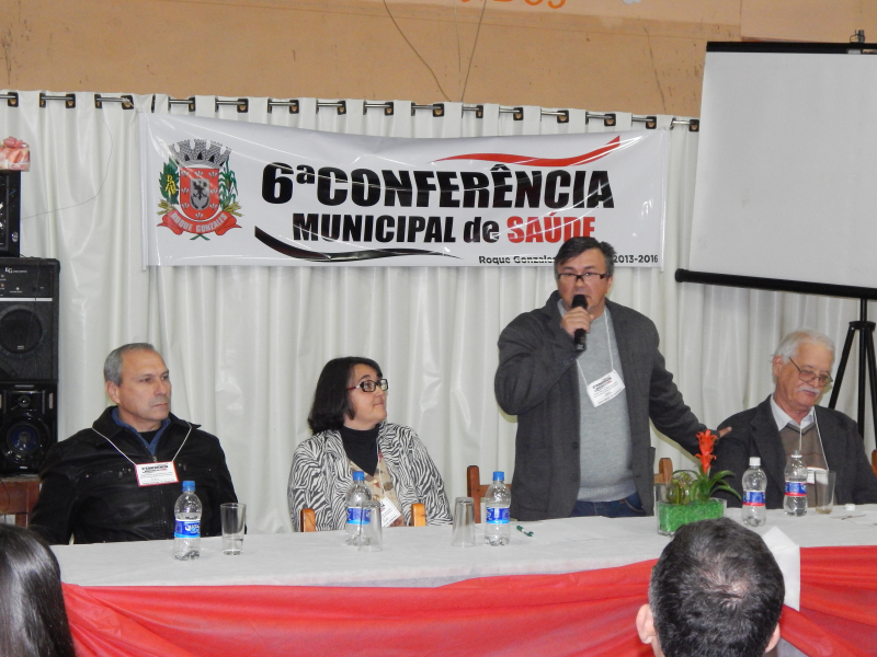6ª CONFERÊNCIA MUNICPAL DE SAÚDE – ROQUE GONZALES