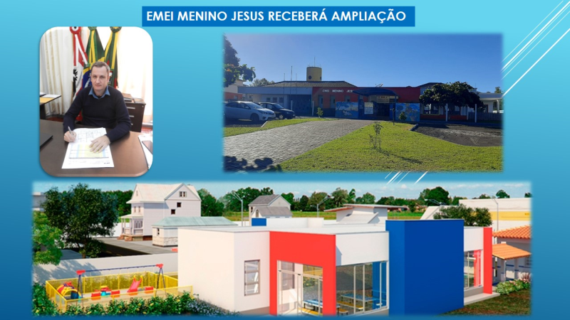 EMEI MENINO JESUS RECEBERÁ AMPLIAÇÃO