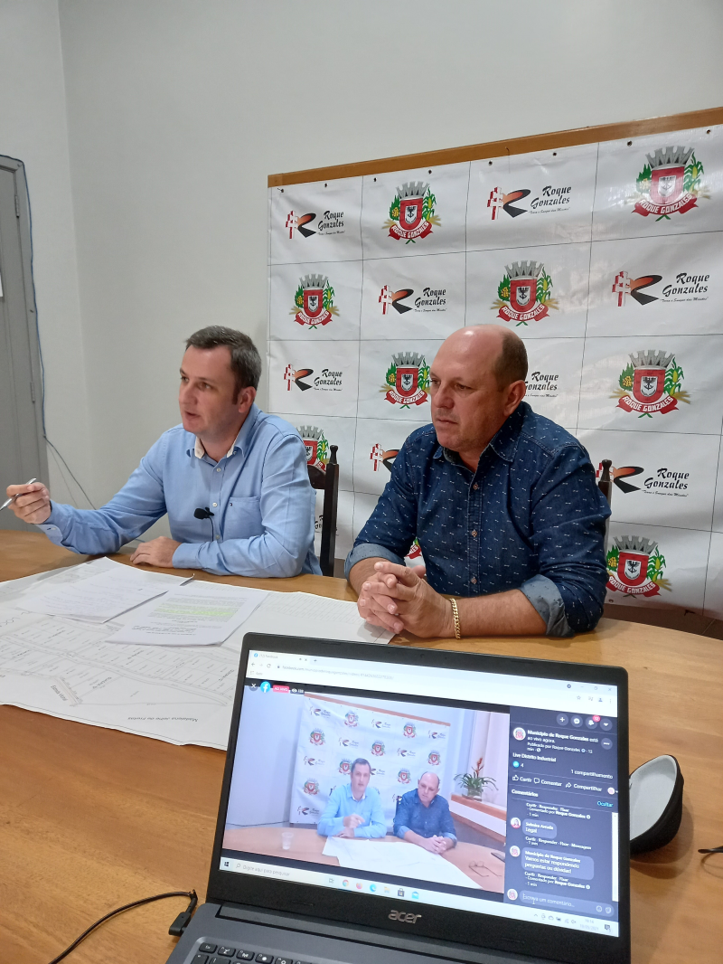 Durante live o Poder Executivo apresentou regras para empresas que desejam se instalar no Distrito Industrial