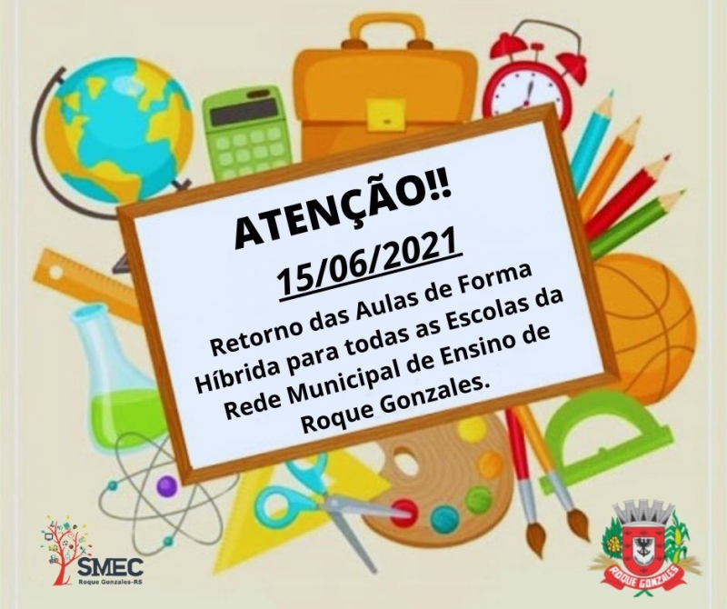 Em formato híbrido, aulas presenciais retornam a partir de 15 de junho 