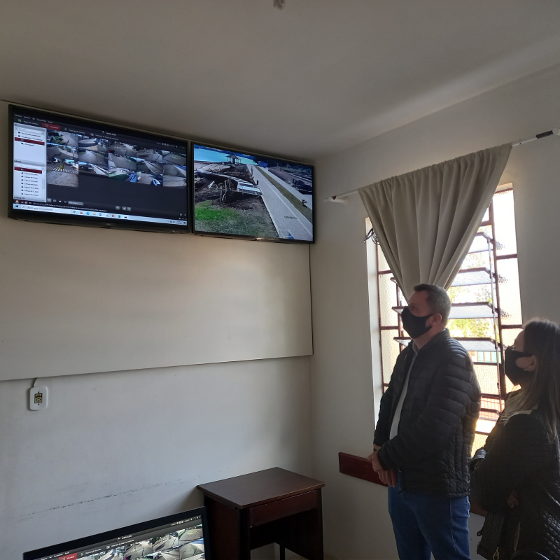 Inaugurado o Sistema de Videomonitoramento de Roque Gonzales