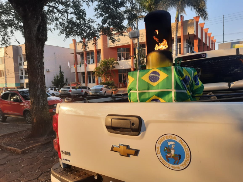 Fogo Simbólico chega em Roque Gonzales