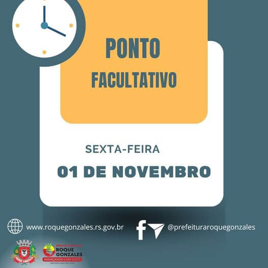 <p>PONTO FACULTATIVO REFERENTE AO DIA DO SERVIDOR</p>