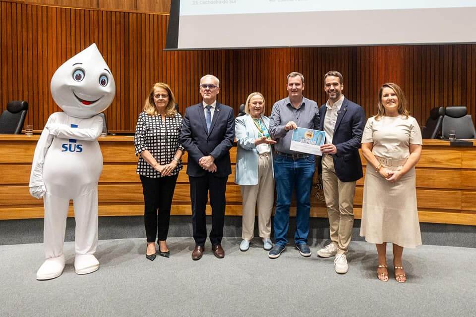 <p>ROQUE GONZALES CONQUISTA SELO OURO COMO MUNIC&Iacute;PIO AMIGO DA VACINA</p>