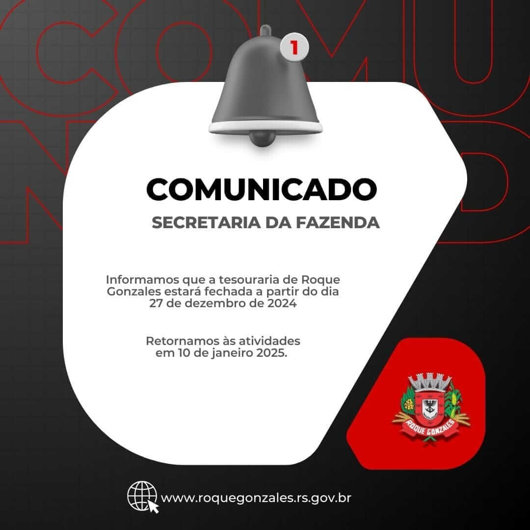 <p>COMUNICADO SECRETARIA DA FAZENDA</p>