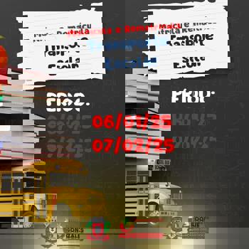 <p>EST&Aacute; ABERTO O PER&Iacute;ODO DE CADASTRO PARA O TRANSPORTE ESCOLAR DO ANO LETIVO DE 2025</p>