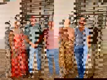 <p>PREFEITO MUNICIPAL E ATUAL PRESIDENTE DO CISACA FERNANDO MATTES MACHRY REALIZA VISITA NA CASA DE ACOLHIMENTO S&Atilde;O NICOLAU</p>