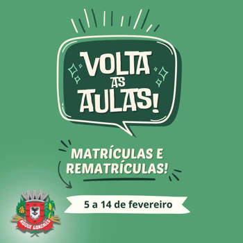 <p>MATR&Iacute;CULAS E REMATR&Iacute;CULAS PARA REDE MUNICIPAL DE ESNINO&nbsp;</p>