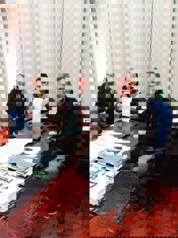 <p>PREFEITO FERNANDO MATTES MACHRY RECEBE REPRESENTANTES DO SINDICATO DOS TRABALHADORES RURAIS DE ROQUE GONZALES</p>