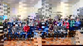 <p>ROQUE GONZALES RECEBE VISITA DO DEPUTADO FEDERAL COVATTI FILHO</p>