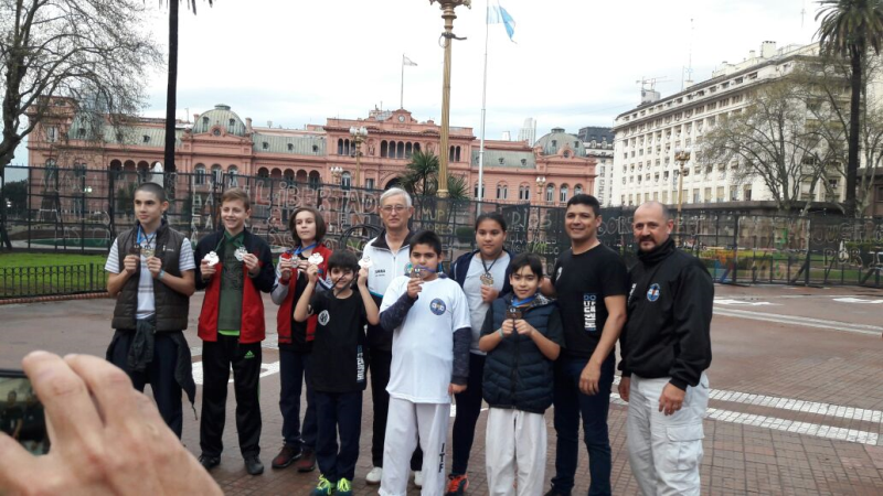 PREFEITO EM EXERCÍCIO RECEBE VISITA DO GRUPO DE TAEKWON-DO DE ROQUE GONZALES