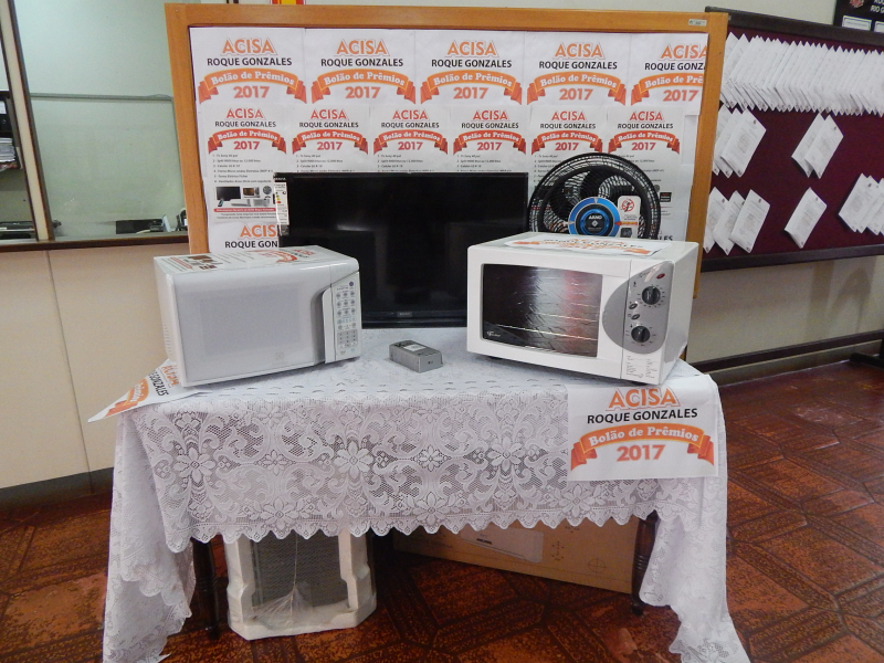 BOLÃO DE PRÊMIOS 2017 DA ACISA ROQUE GONZALES