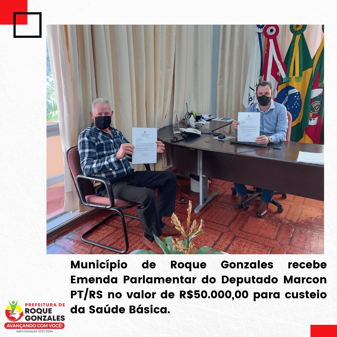 Município recebe Emenda Parlamentar