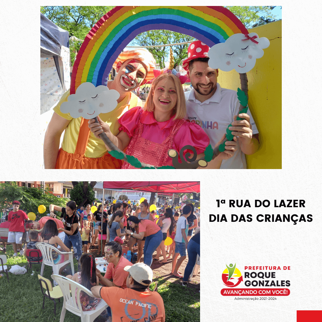 A 1ª RUA DO LAZER FOI SUCESSO COM A CRIANÇADA