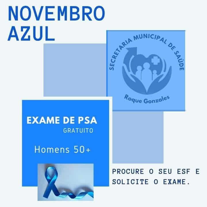 NOVEMBRO AZUL: HOMEM QUE SE CUIDA TEM ATITUDE