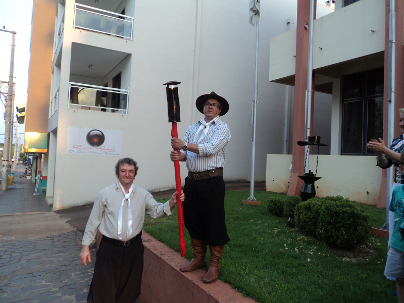 CHEGADA DA CHAMA CRIOULA.