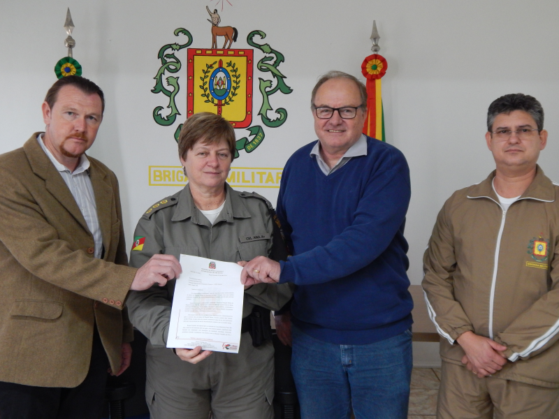 PREFEITO SOLICITA AUMENTO DO EFETIVO DA BRIGADA MILITAR DE ROQUE GONZALES