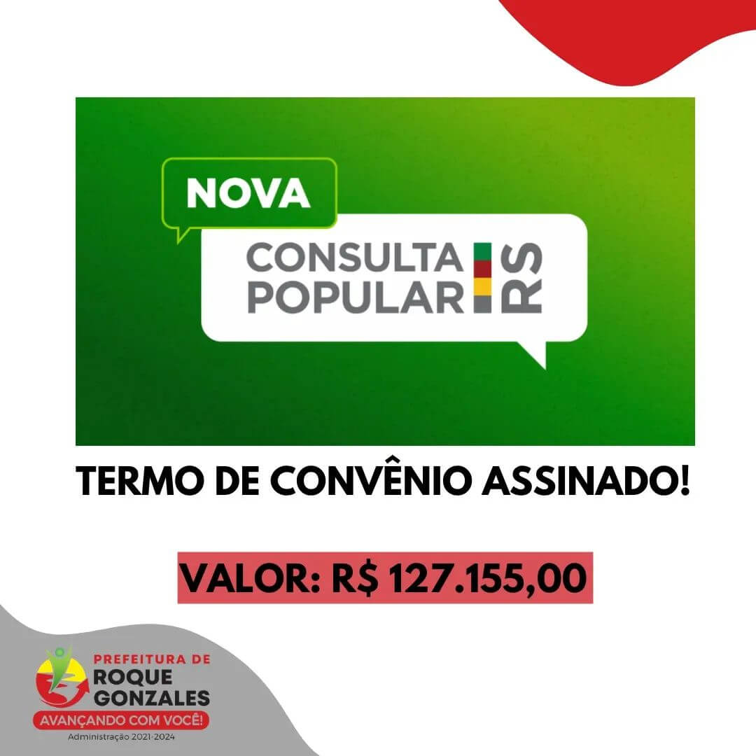 MUNICÍPIO ASSINOU CONVÊNIO COM O GOVERNO DO RS PARA CALÇAMENTO NO INTERIOR