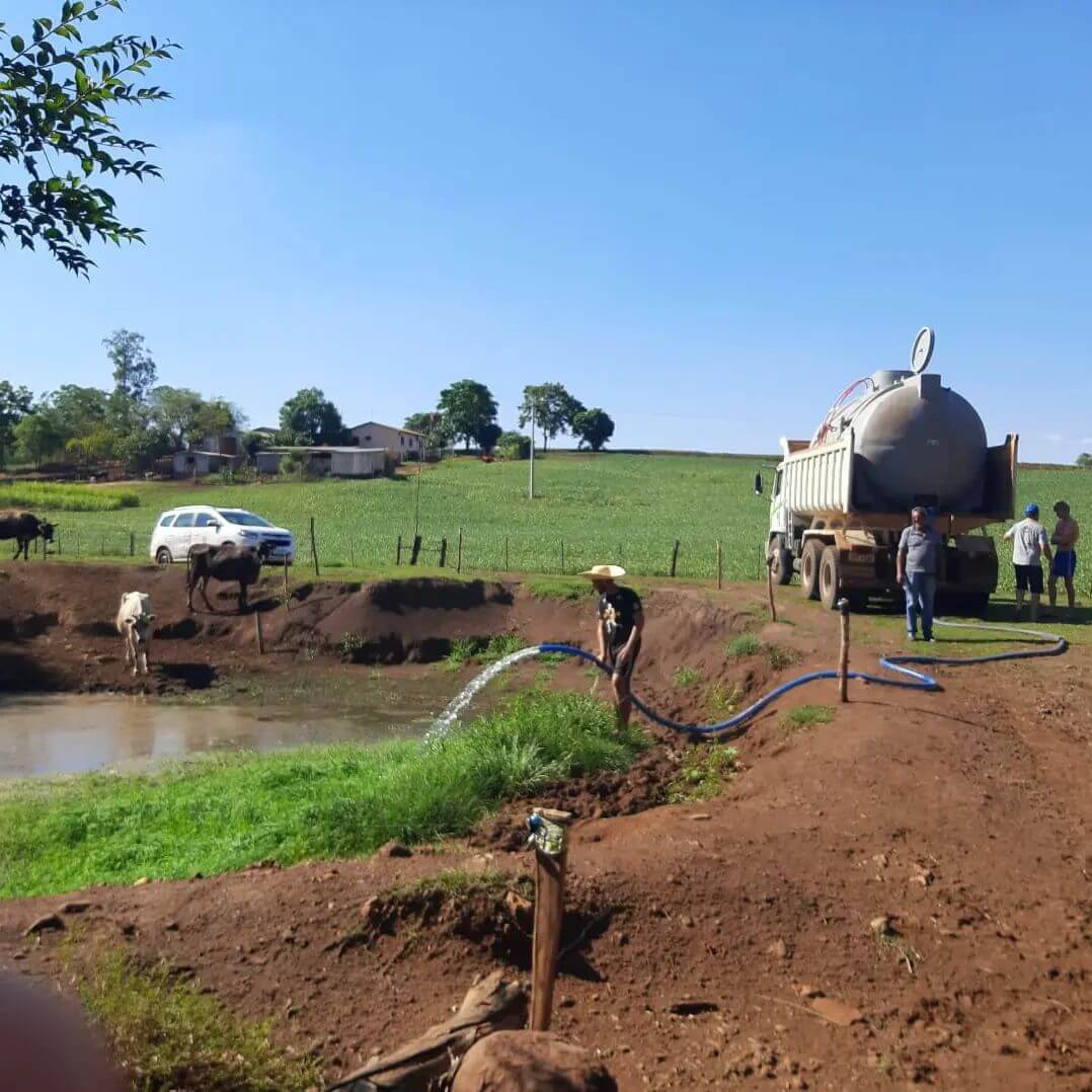 MUNICÍPIO DE ROQUE GONZALES INVESTE EM TRANSPORTE DE ÁGUA