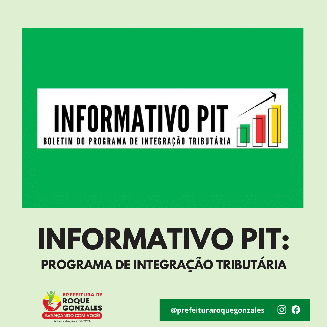 INFORMATIVO DO PIT - REFERENTE AO MêS 02/2022