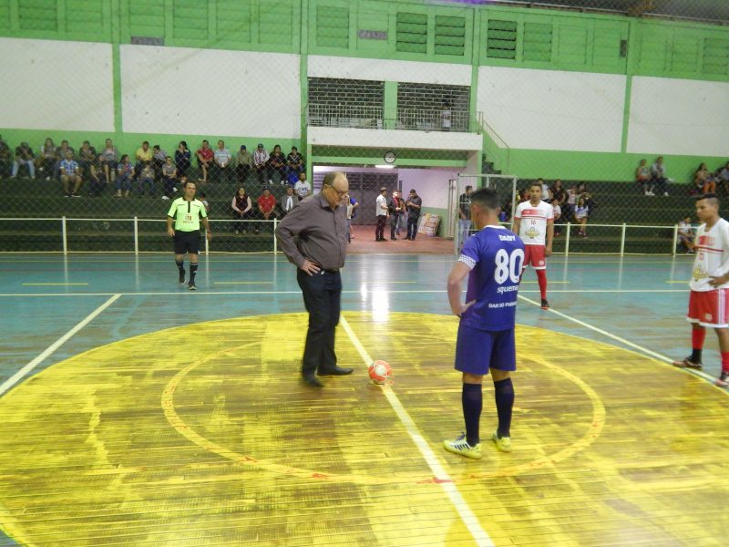 COMEÇOU O CAMPEONATO MUNICIPAL DE FUTSAL 2018
