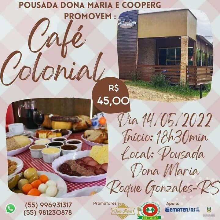 1º CAFÉ COLONIAL EM ROQUE GONZALES