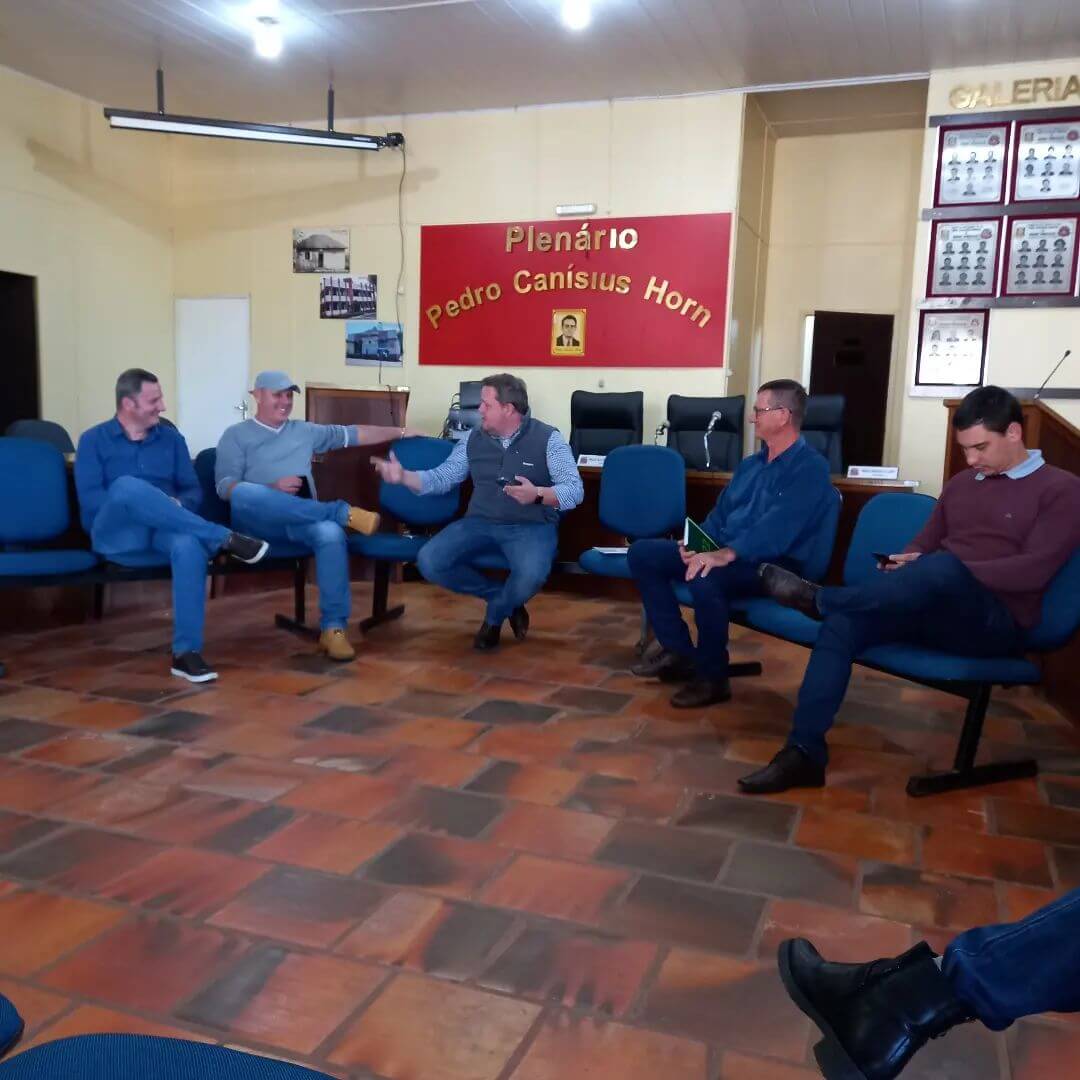 DEPUTADO COVATTI FILHO VISITA ROQUE GONZALES