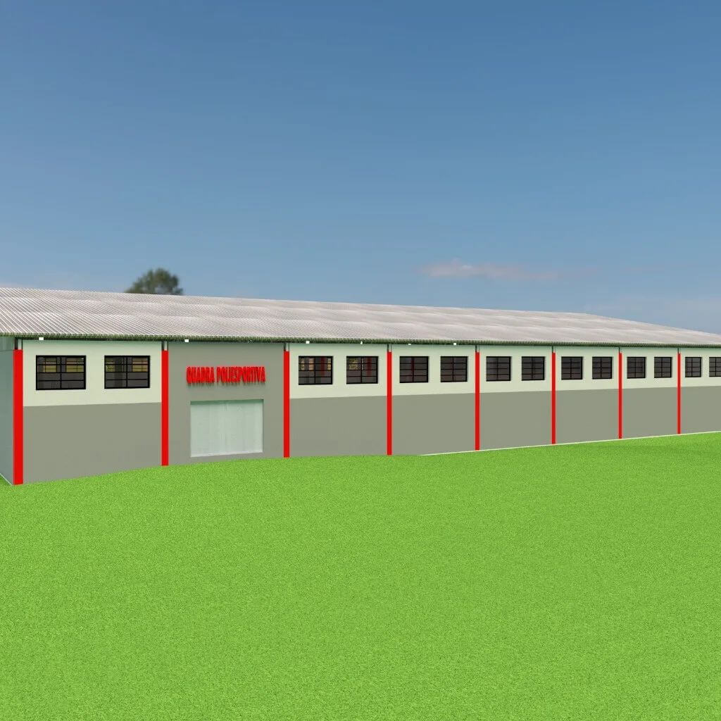 SEGUE ACELERADAS AS OBRAS DE REFORMA E REVITALIZAÇÃO DA QUADRA POLIESPORTIVA