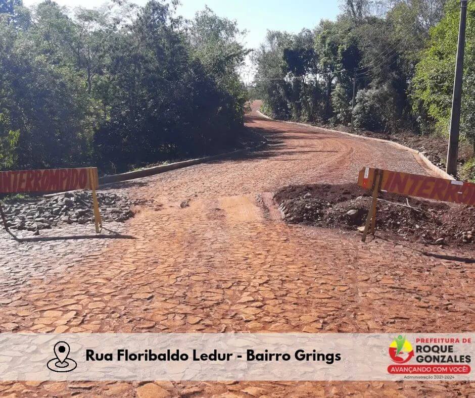 LIBERAÇÃO PRÉVIA DO CALÇAMENTO NO BAIRRO GRINGS