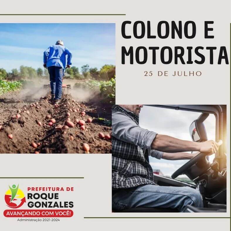 HOMENAGEM AOS COLONOS E MOTORISTAS