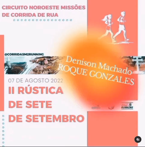 ROQUE GONZALES TEVE REPRESENTANTE NA 2ª RÚSTICA DE SETE DE SETEMBRO