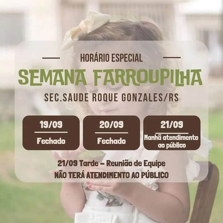 HORÁRIO ESPECIAL SECRETARIA MUNICIPAL DE SAÚDE