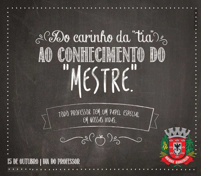 HOMENAGEM AO DIA DO PROFESSOR