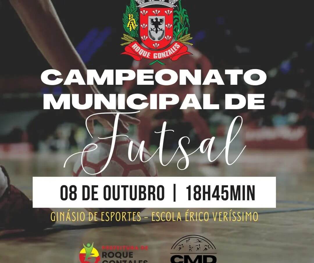 INICÍO DO CAMPEONATO MUNICIPAL DE FUTSAL 2022