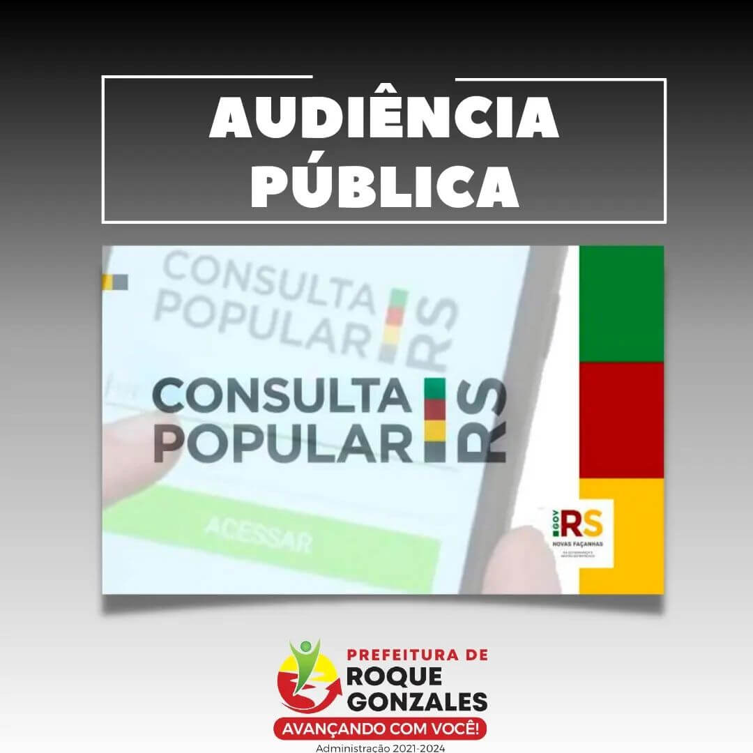 AUDIÊNCIA PÚBLICA
