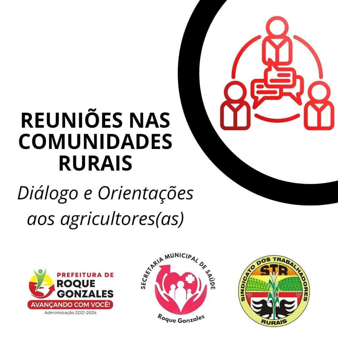 REUNIÕES NAS COMUNIDADES RURAIS